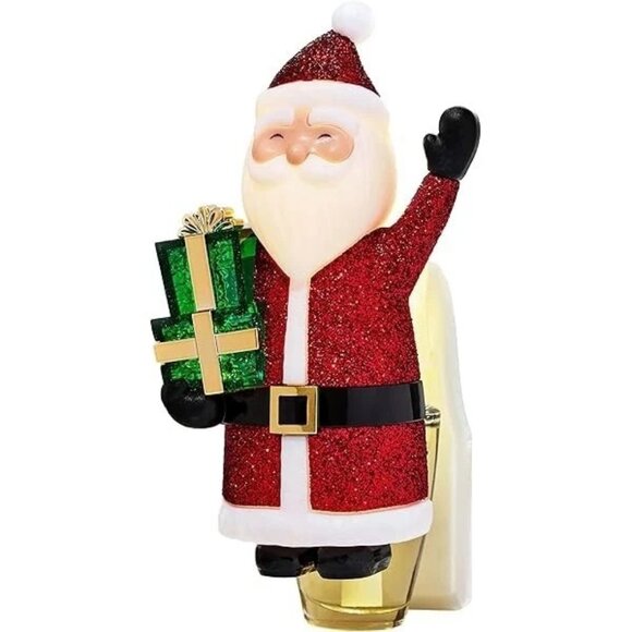 NEW Bath & Body Works Santa Claus Waving NIGHTLIGHT Wallflower Fragrance Plug In - Picture 1 of 1